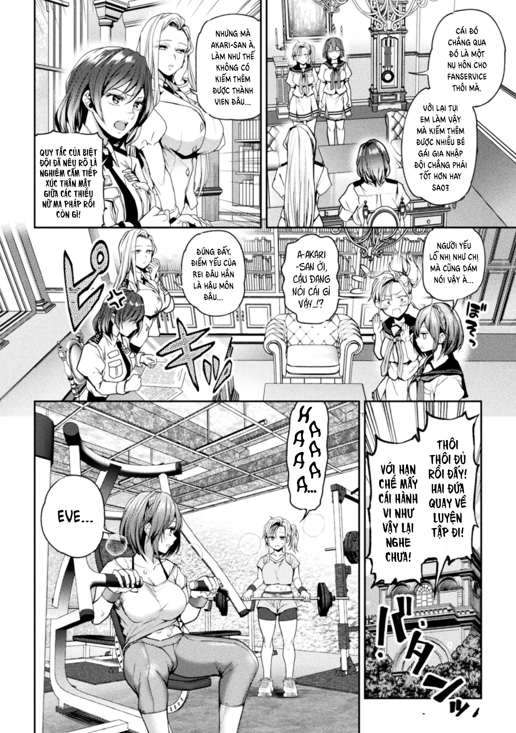 HentaiVN.net - Ảnh 6 - Khi hai Thiếu nữ Ma pháp Hôn nhau - Chap 2