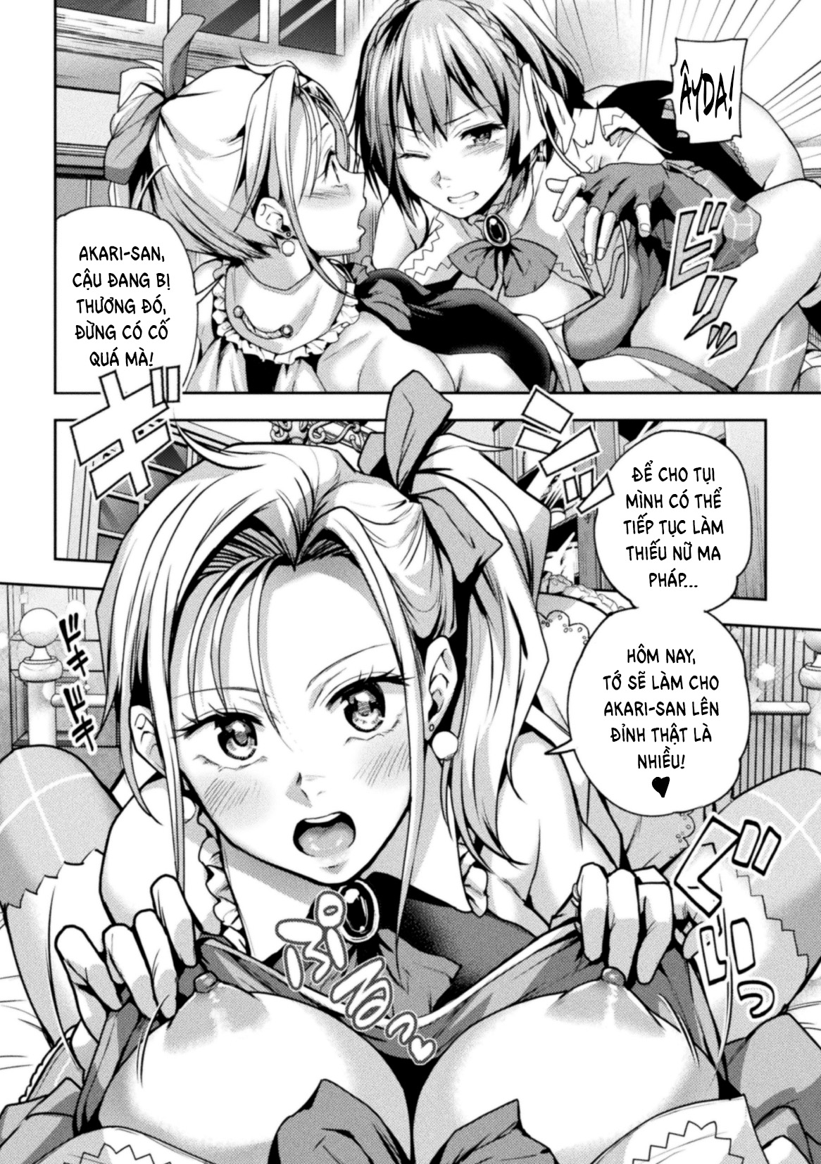 HentaiVN.net - Ảnh 14 - Khi hai Thiếu nữ Ma pháp Hôn nhau - Chap 3