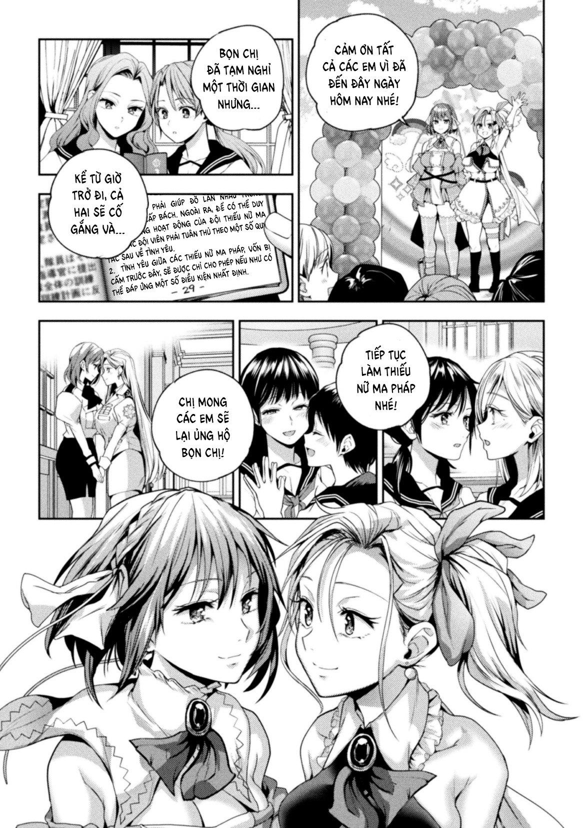 HentaiVN.net - Ảnh 27 - Khi hai Thiếu nữ Ma pháp Hôn nhau - Chap 3