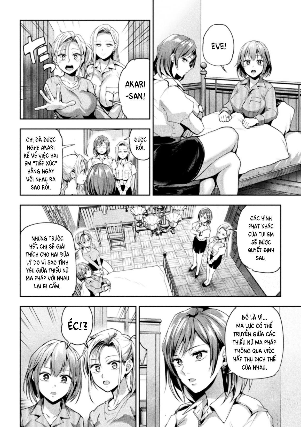 HentaiVN.net - Ảnh 6 - Khi hai Thiếu nữ Ma pháp Hôn nhau - Chap 3