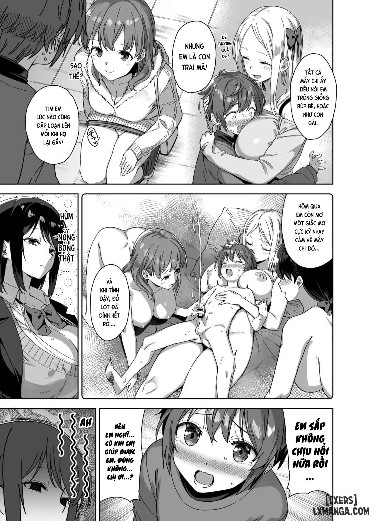 HentaiVN.net - Ảnh 10 - Boku Nerai no Ecchi na Dekkai Onee-san - Oneshot.