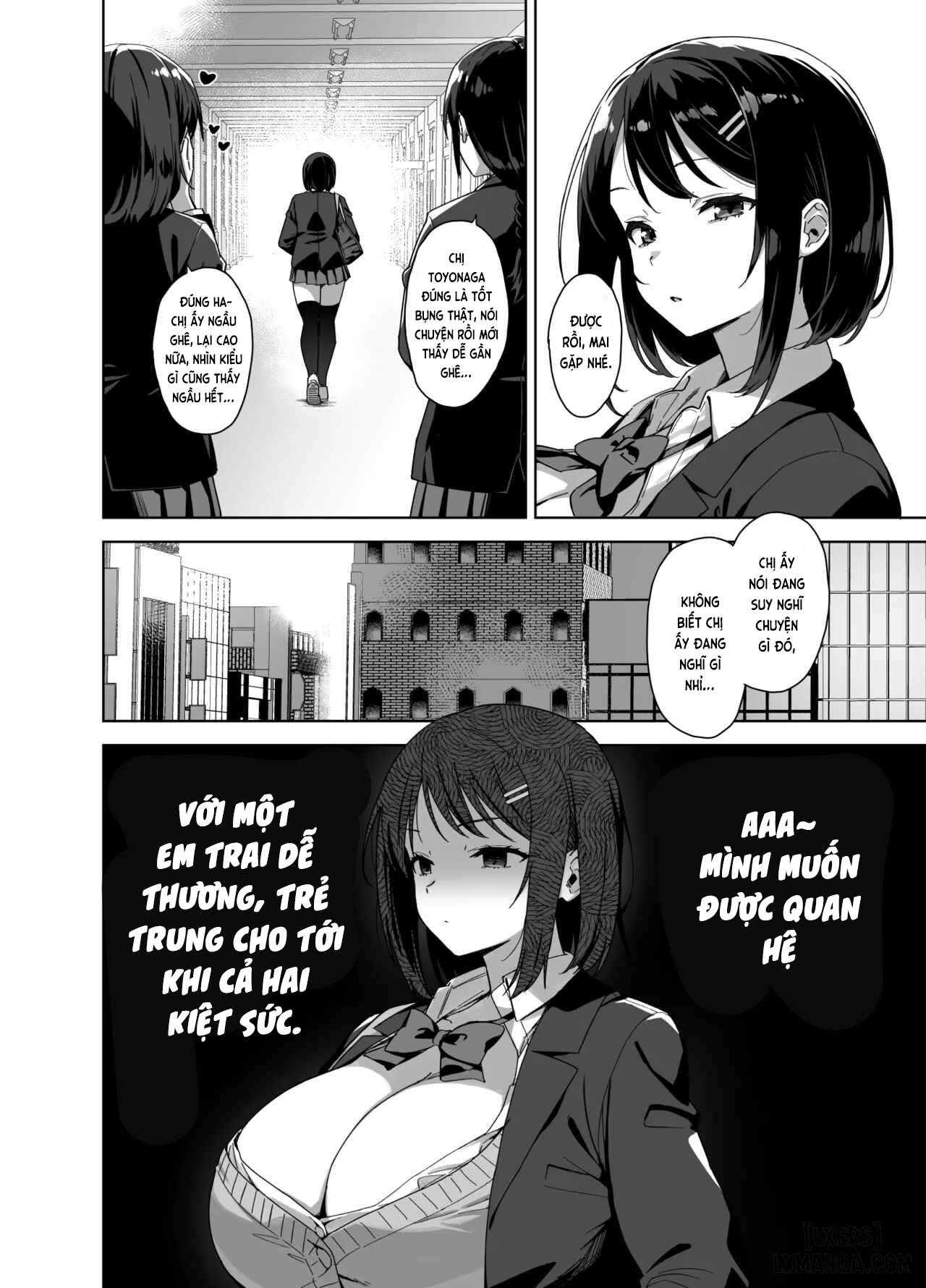 HentaiVN.net - Ảnh 3 - Boku Nerai no Ecchi na Dekkai Onee-san - Oneshot.
