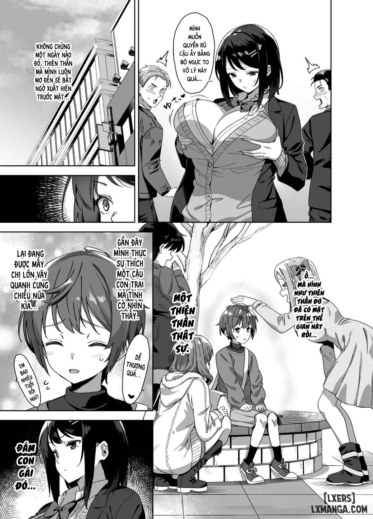 HentaiVN.net - Ảnh 4 - Boku Nerai no Ecchi na Dekkai Onee-san - Oneshot.