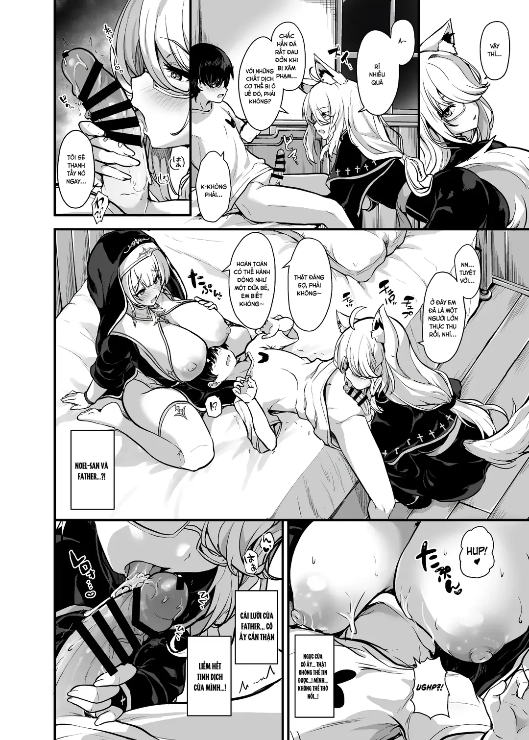 HentaiVN.net - Ảnh 17 - The Secret Confessional - Oneshot