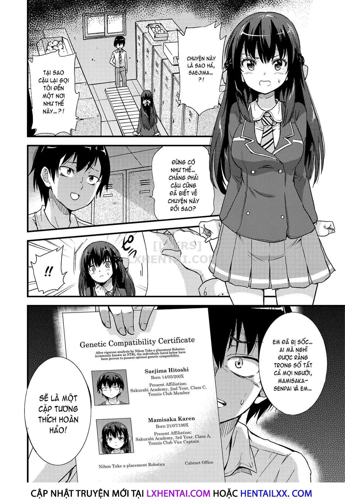 HentaiVN.net - Ảnh 8 - Government-Approved NTR Babymaking Matching [Seifu Kounin NTR Kozukuri Matching] - Chap 1