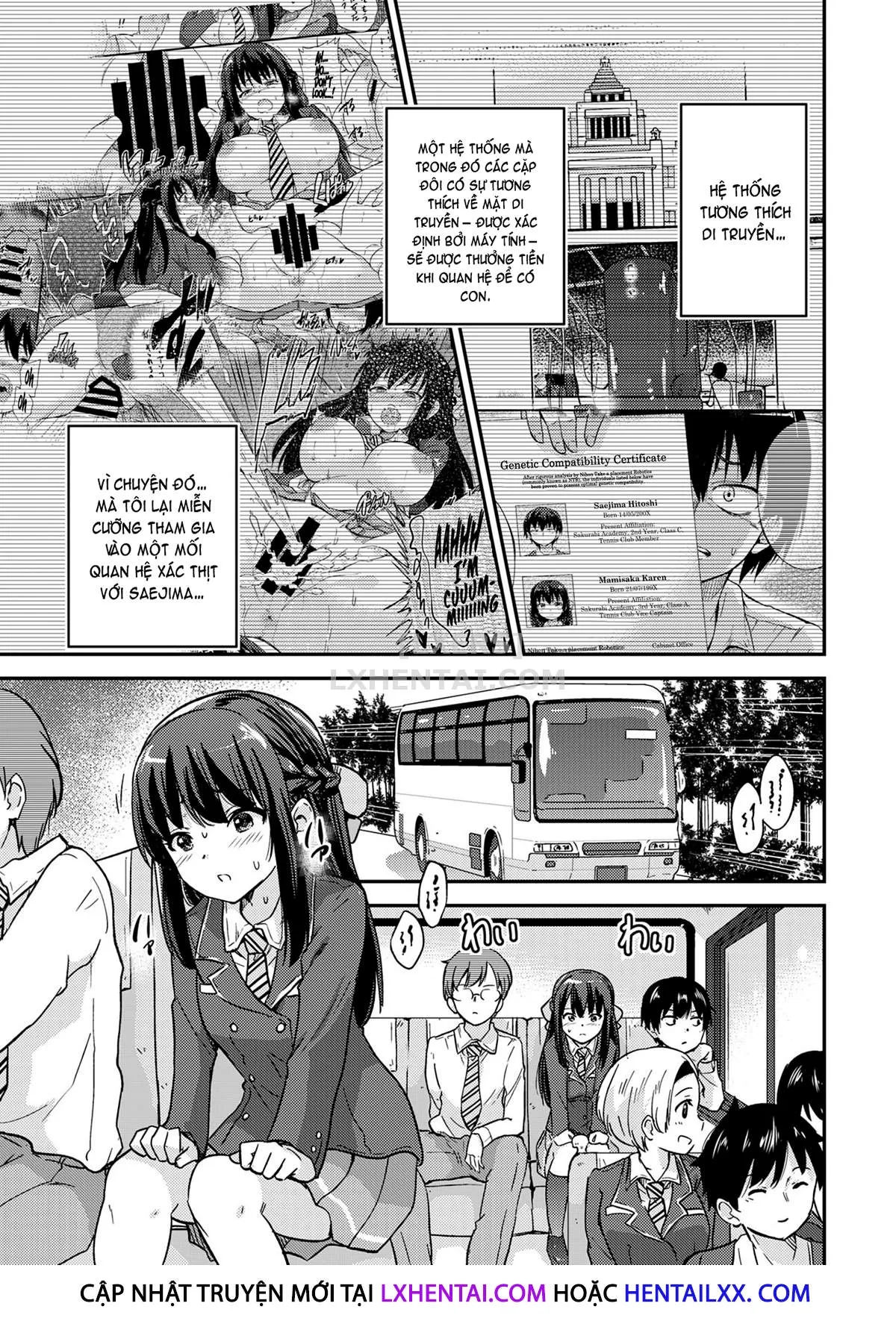 HentaiVN.net - Ảnh 5 - Government-Approved NTR Babymaking Matching [Seifu Kounin NTR Kozukuri Matching] - Chap 3