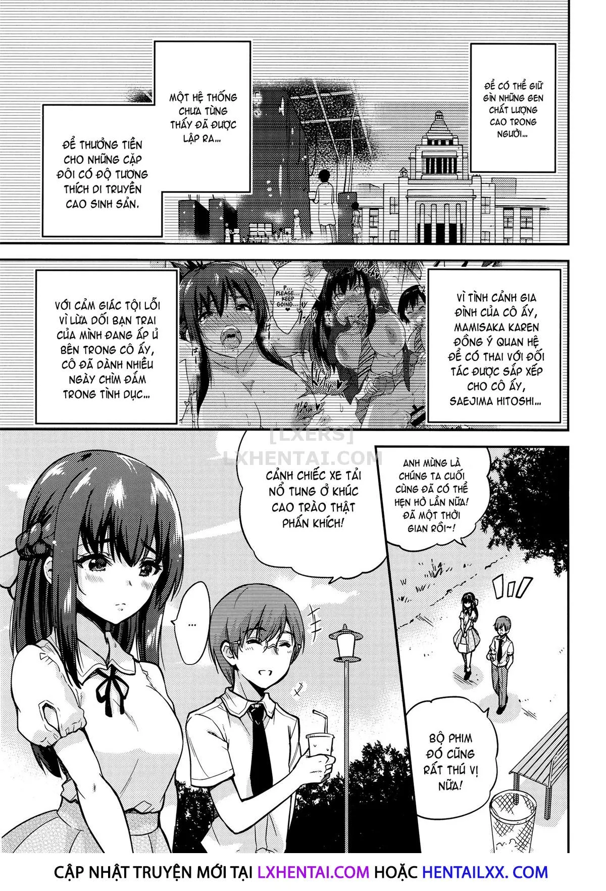 HentaiVN.net - Ảnh 5 - Government-Approved NTR Babymaking Matching [Seifu Kounin NTR Kozukuri Matching] - Chap 4