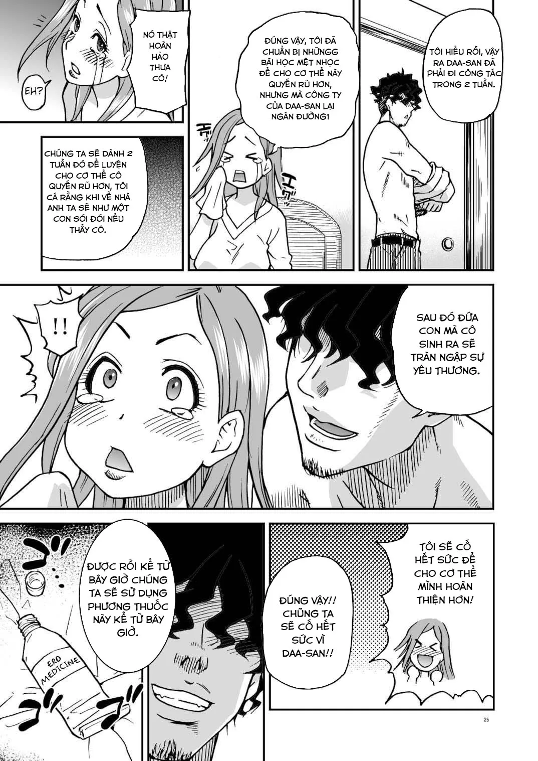 HentaiVN.net - Ảnh 23 - Huấn Luyện Cô Vợ Nội Trợ Vú To [Daasan no Tame ni Okita Kyouko] - Chap 1