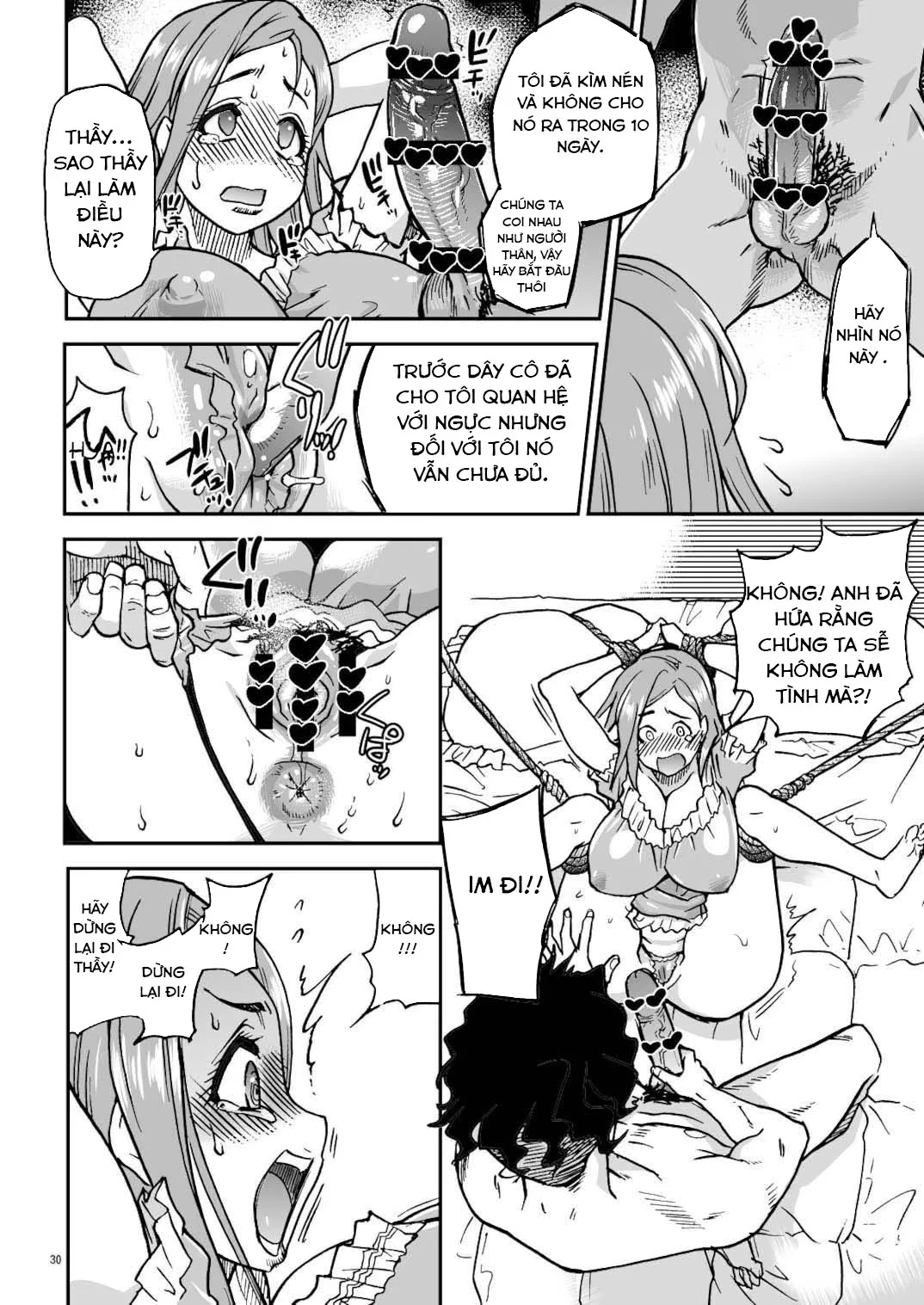 HentaiVN.net - Ảnh 28 - Huấn Luyện Cô Vợ Nội Trợ Vú To [Daasan no Tame ni Okita Kyouko] - Chap 1