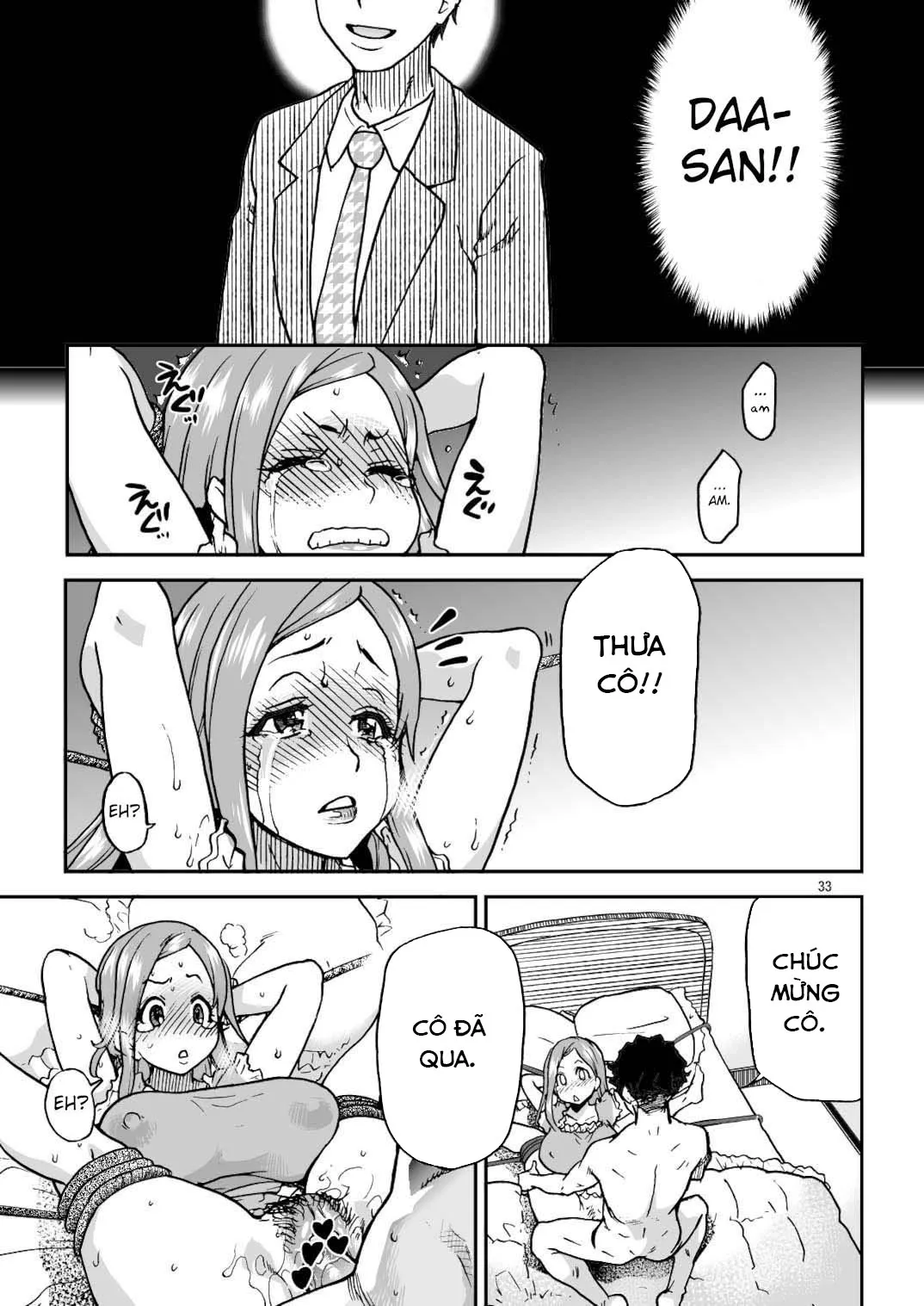 HentaiVN.net - Ảnh 31 - Huấn Luyện Cô Vợ Nội Trợ Vú To [Daasan no Tame ni Okita Kyouko] - Chap 1