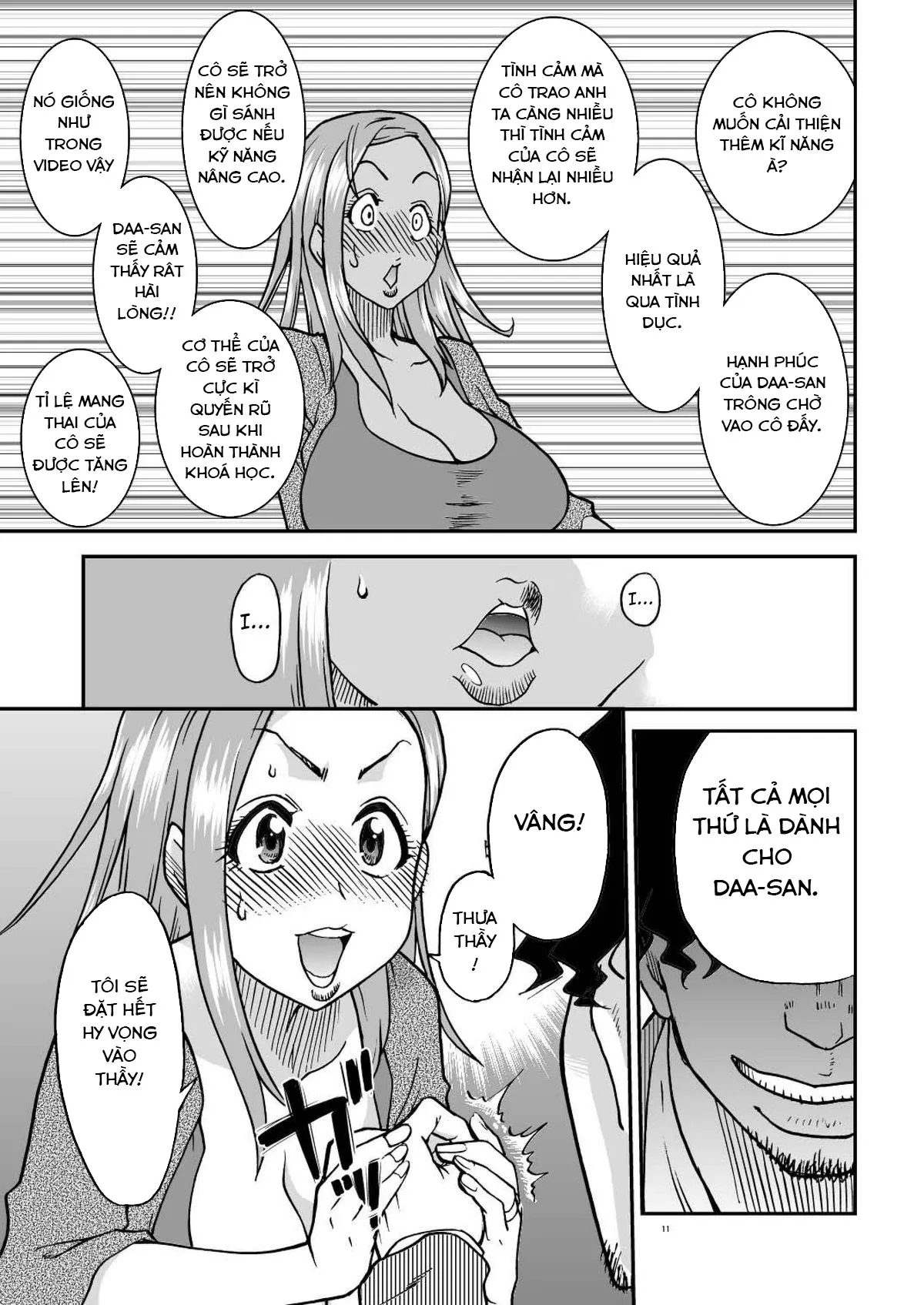 HentaiVN.net - Ảnh 9 - Huấn Luyện Cô Vợ Nội Trợ Vú To [Daasan no Tame ni Okita Kyouko] - Chap 1