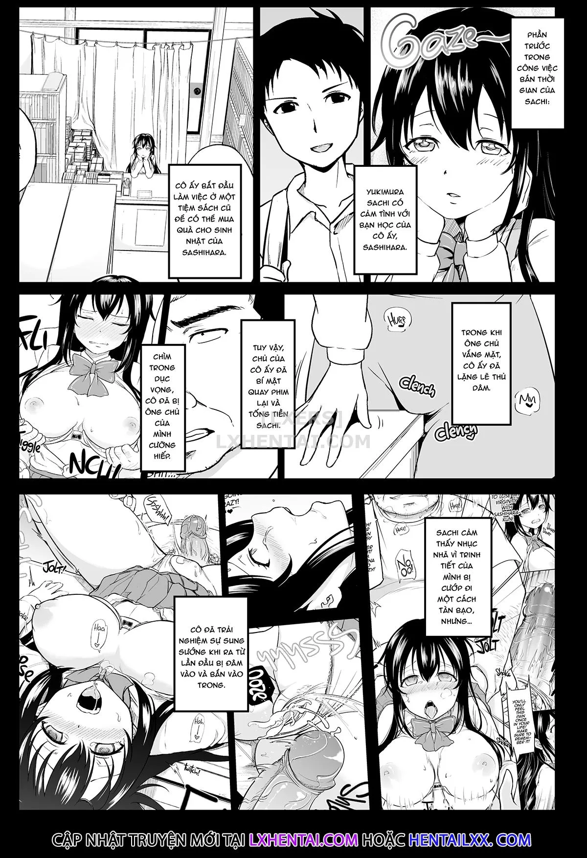 HentaiVN.net - Ảnh 5 - Sachi's Part-time Job [Sachi-chan no Arbeit; さちちゃんのアルバイト] - Chap 2