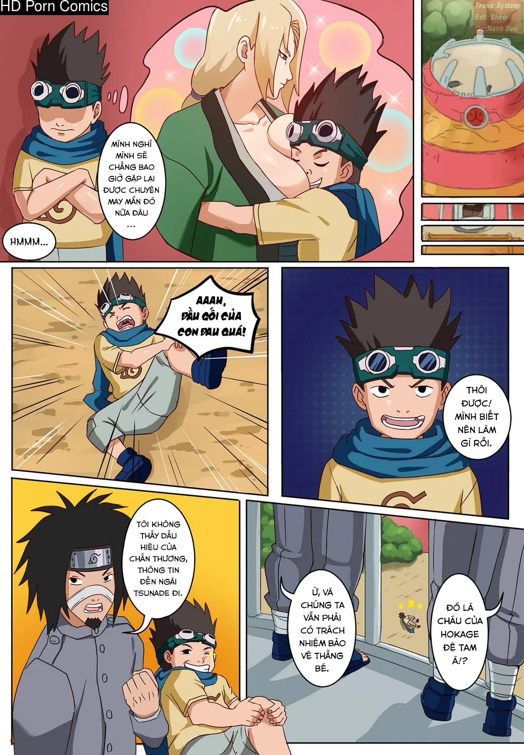 HentaiVN.net - Ảnh 3 - Tsunade & Konohamaru comic porn - Oneshot