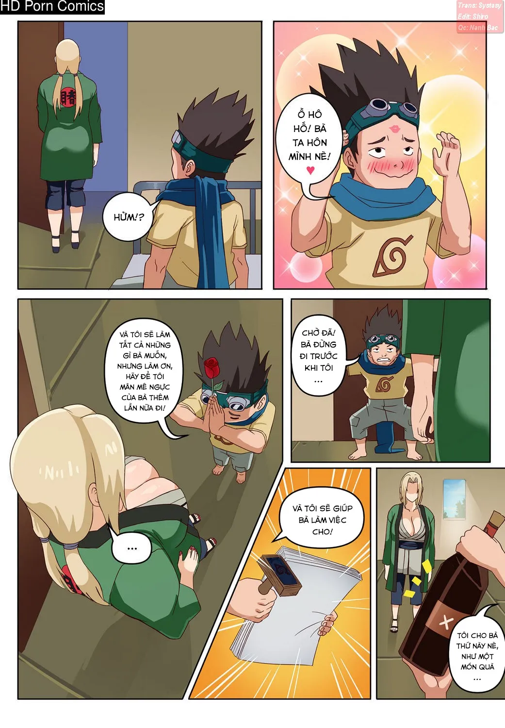 HentaiVN.net - Ảnh 6 - Tsunade & Konohamaru comic porn - Oneshot