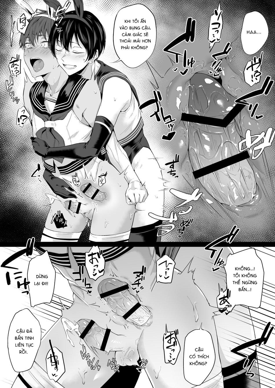HentaiVN.net - Ảnh 18 - “Konna no, Mou Manko da yo…” Osananajimi no Gokubuto Chinpo de Josou Mesuiki o Oshiekomareta Boku - one shot