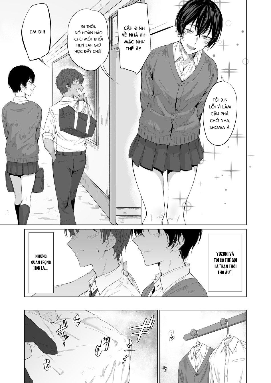 HentaiVN.net - Ảnh 3 - “Konna no, Mou Manko da yo…” Osananajimi no Gokubuto Chinpo de Josou Mesuiki o Oshiekomareta Boku - one shot