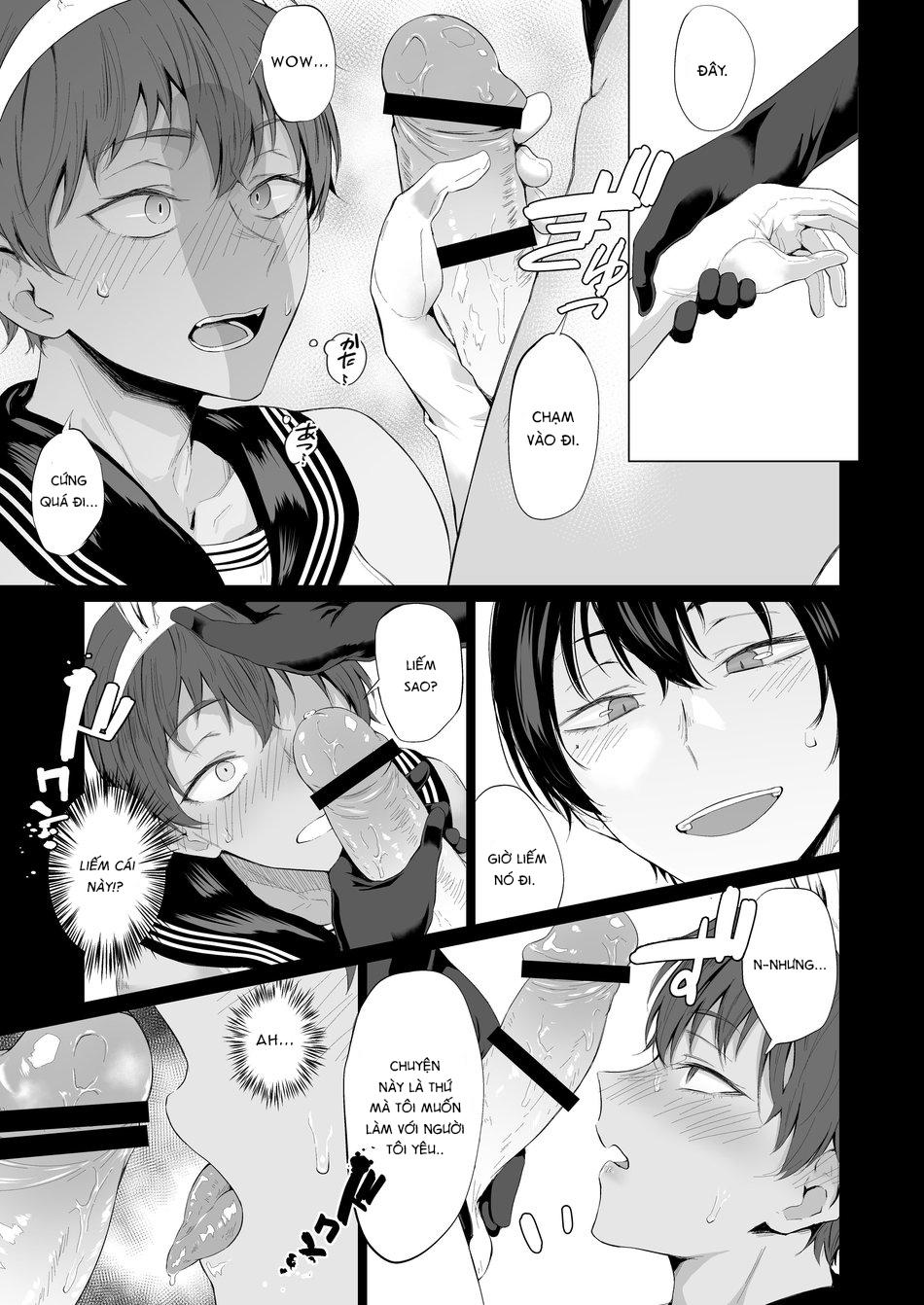 HentaiVN.net - Ảnh 9 - “Konna no, Mou Manko da yo…” Osananajimi no Gokubuto Chinpo de Josou Mesuiki o Oshiekomareta Boku - one shot