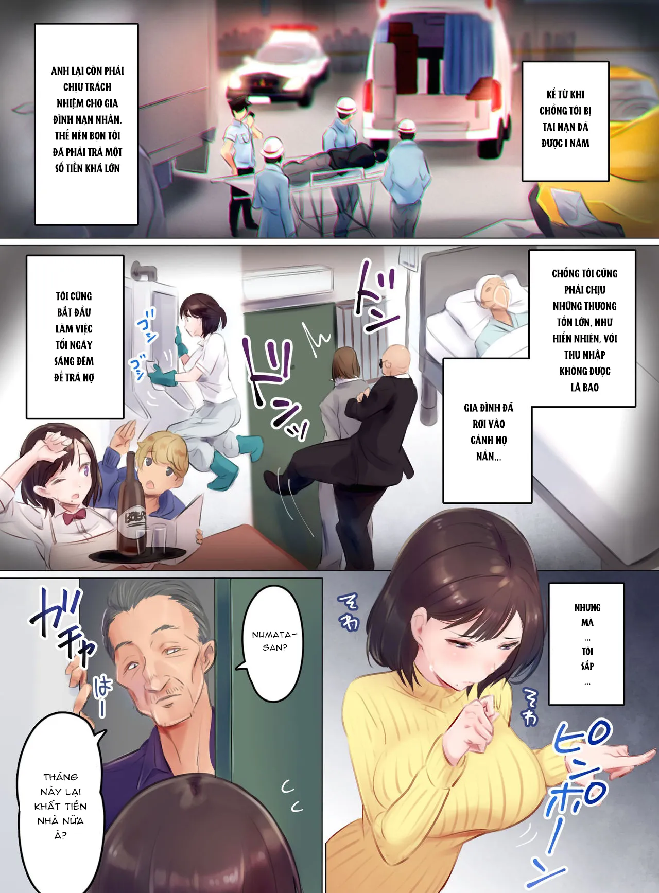 HentaiVN.net - Ảnh 4 - Tainou Yachin wa Karada Barai de ~Kichiku Ooya ni Netorareru Bijin Oyako~ [Không Có Tiền Thì Trả Bằng Cơ Thể ~Câu Chuyện Về Ông Chủ Nhà Súc Vật Đã NTR Được Hai Mẹ Con Mỹ Nhân] - Oneshot