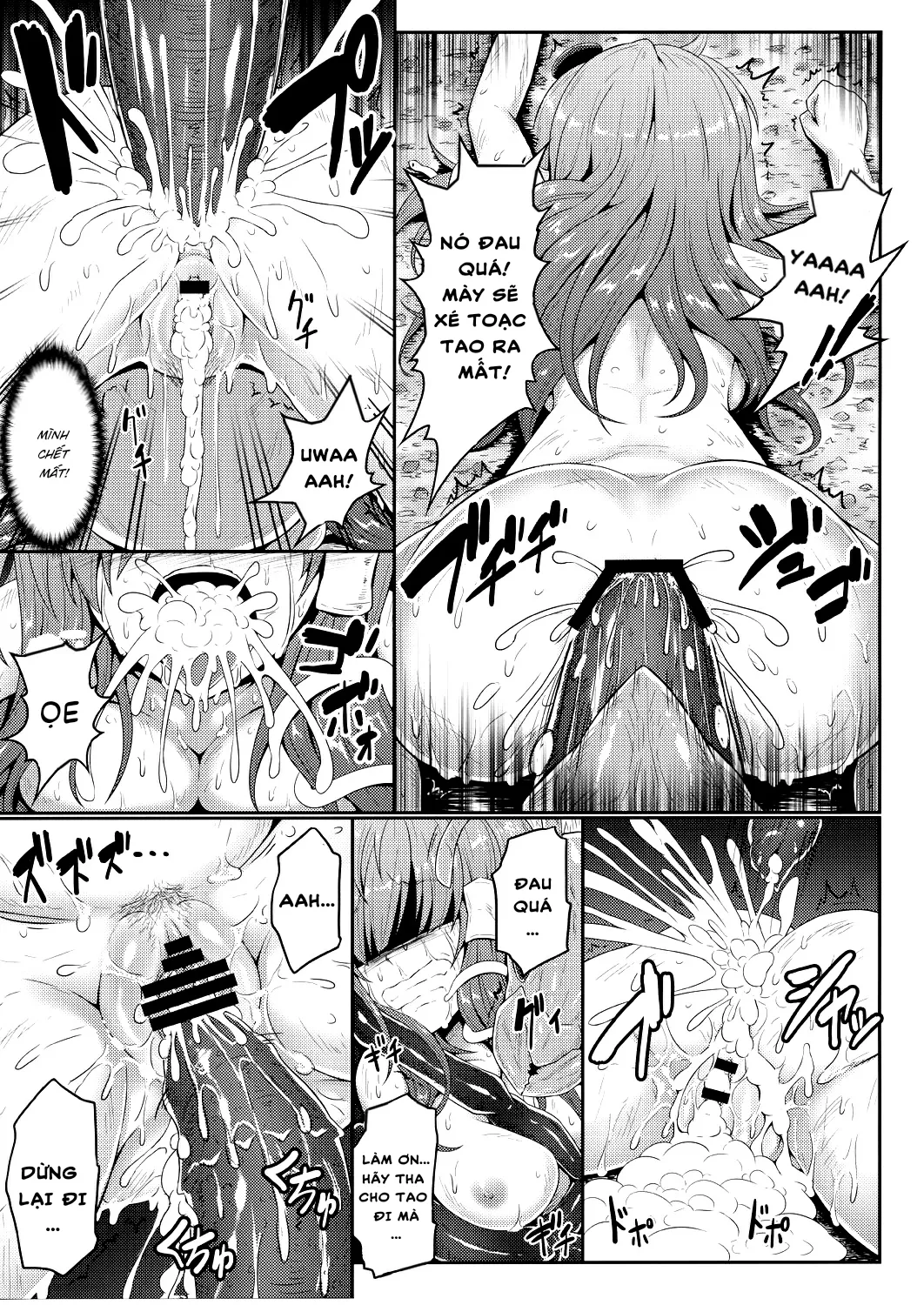 HentaiVN.net - Ảnh 15 - Sanae và cuộc phiêu lưu vào hang tò vò(Touhou Project) [Gokuchuu Seikatsu ~Sanae Hachi~ (Touhou Project)] - Oneshot