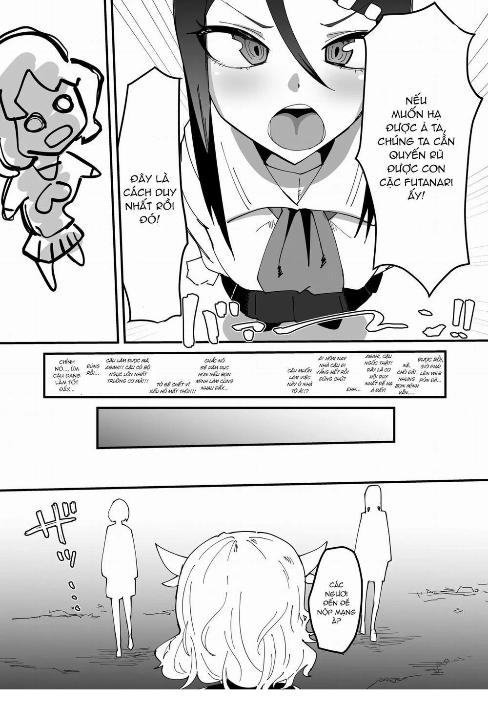 HentaiVN.net - Ảnh 8 - Đại ác quỷ có điểm yếu là một con c*c khổ dâm - Oneshot