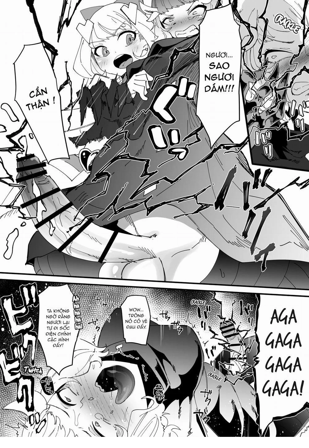 HentaiVN.net - Ảnh 14 - Đại ác quỷ có điểm yếu là một con c*c khổ dâm - Oneshot