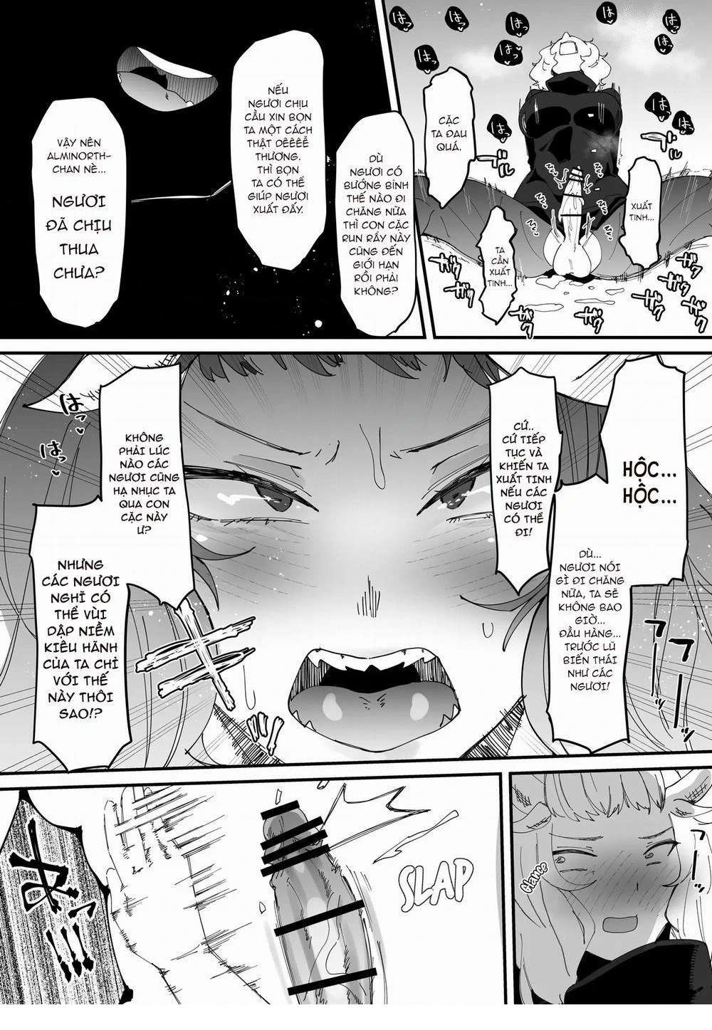 HentaiVN.net - Ảnh 26 - Đại ác quỷ có điểm yếu là một con c*c khổ dâm - Oneshot