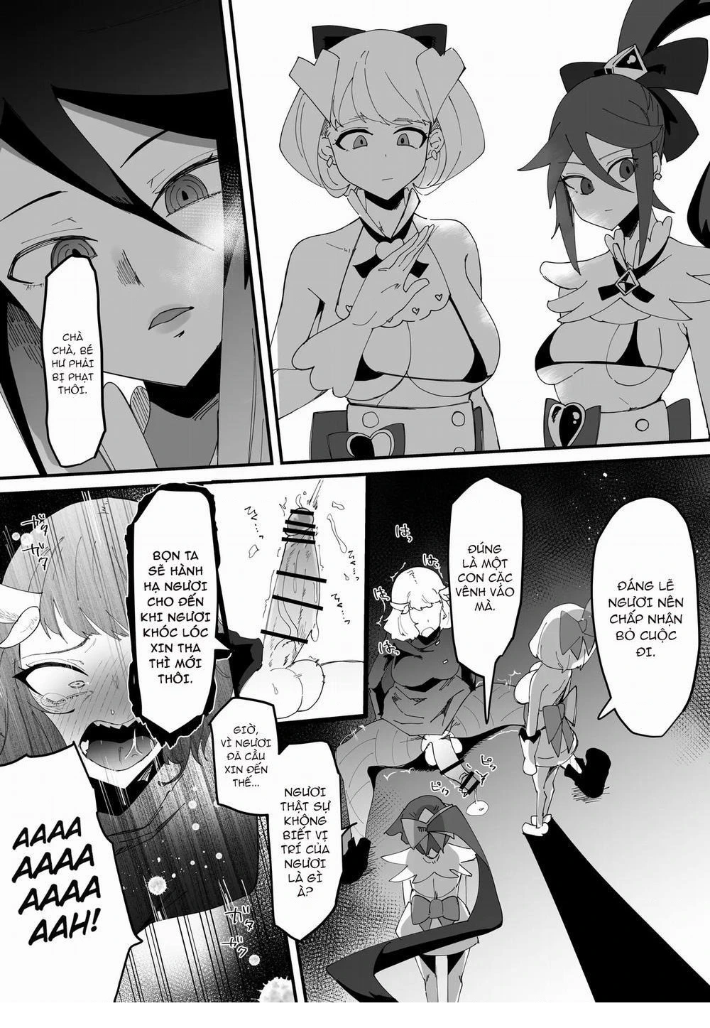 HentaiVN.net - Ảnh 27 - Đại ác quỷ có điểm yếu là một con c*c khổ dâm - Oneshot