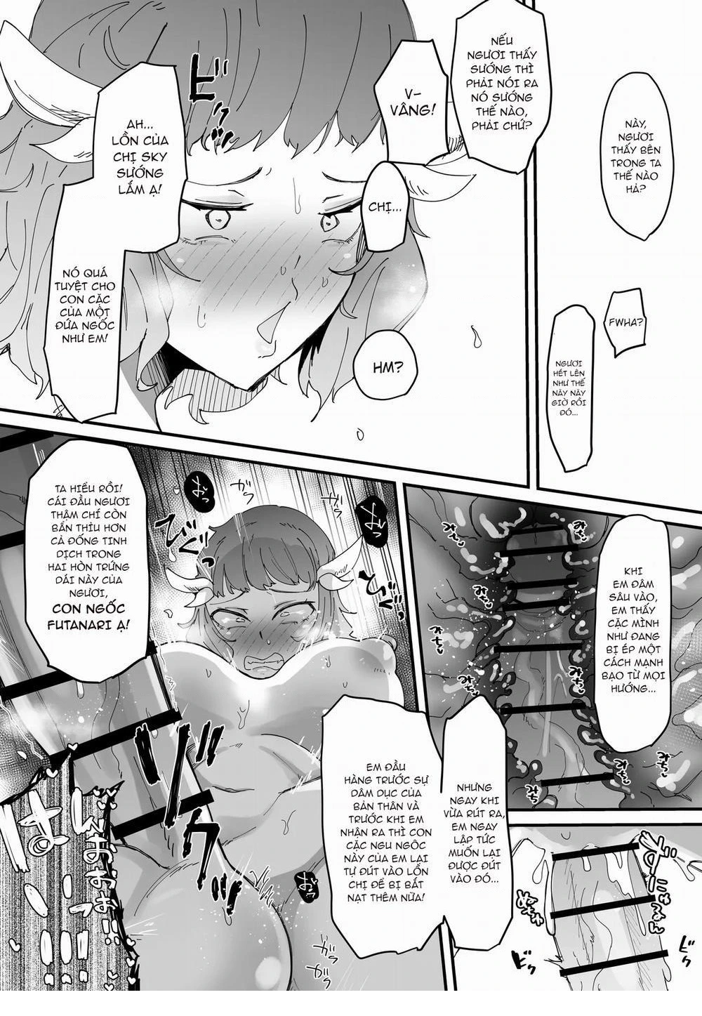 HentaiVN.net - Ảnh 32 - Đại ác quỷ có điểm yếu là một con c*c khổ dâm - Oneshot