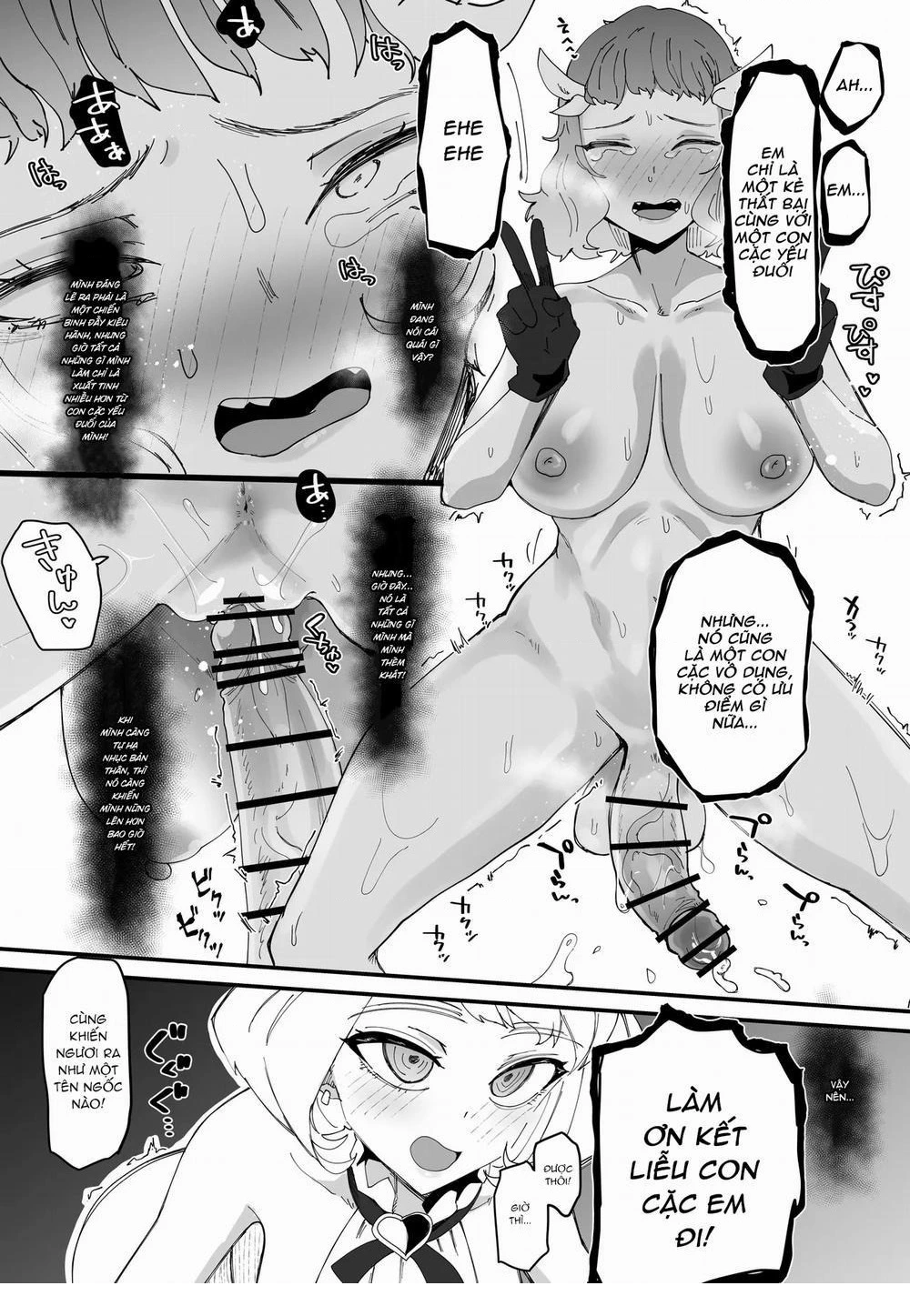 HentaiVN.net - Ảnh 38 - Đại ác quỷ có điểm yếu là một con c*c khổ dâm - Oneshot