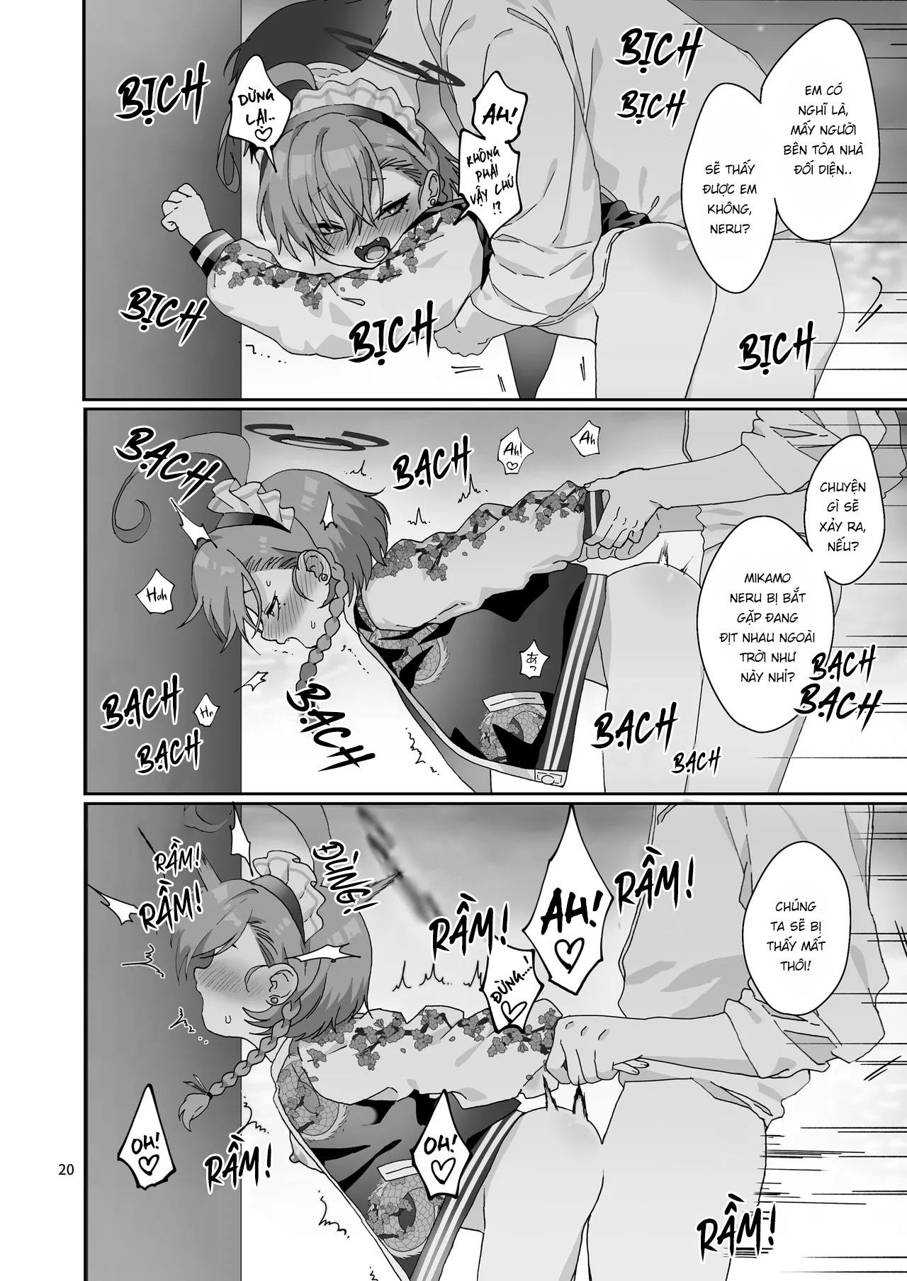 HentaiVN.net - Ảnh 19 - Đêm nay, ở nơi bí mật đó, chỉ có đôi ta! - Oneshot ngọt lịm đái tháo đường (fix trang 23)