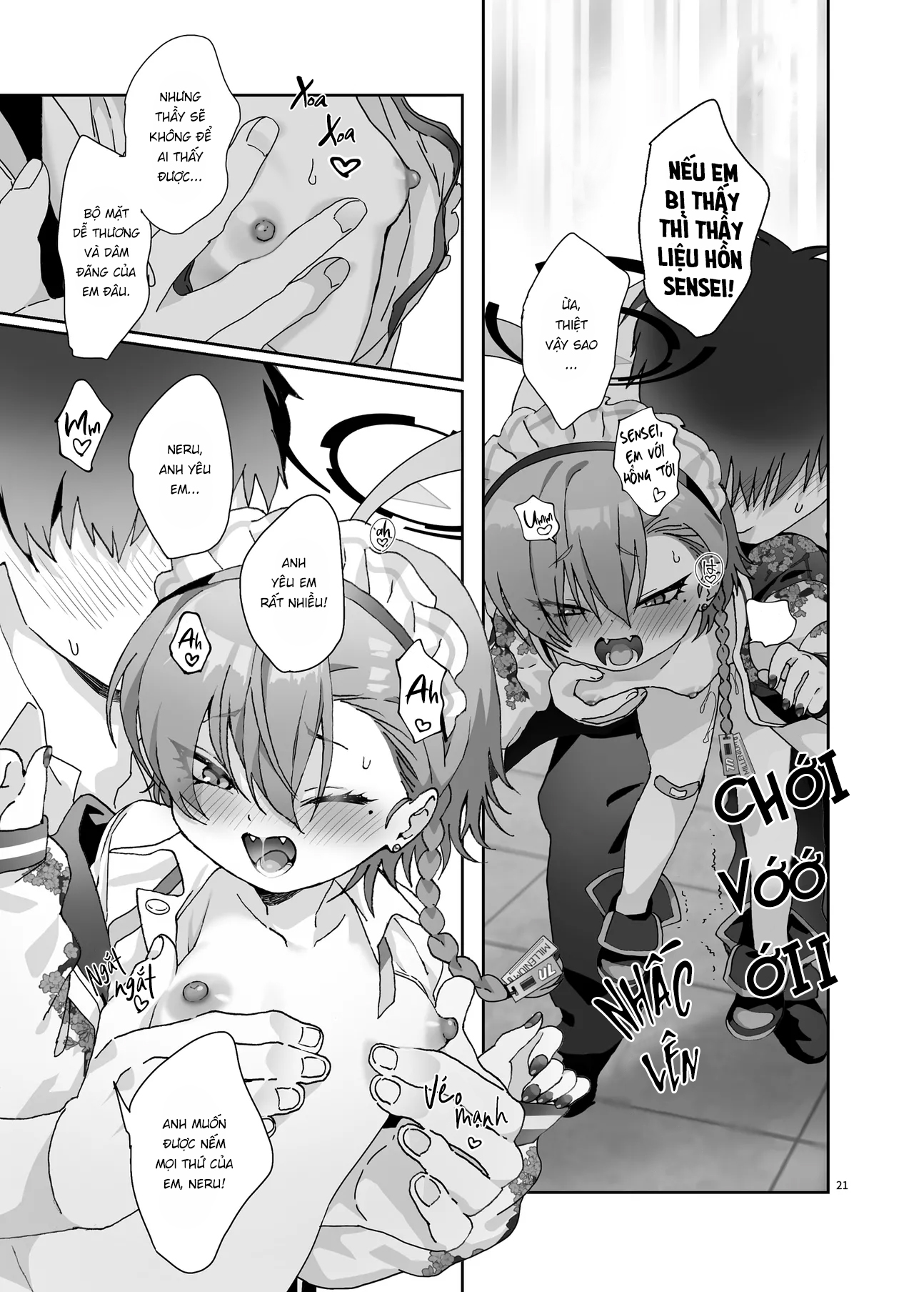 HentaiVN.net - Ảnh 20 - Đêm nay, ở nơi bí mật đó, chỉ có đôi ta! - Oneshot ngọt lịm đái tháo đường (fix trang 23)