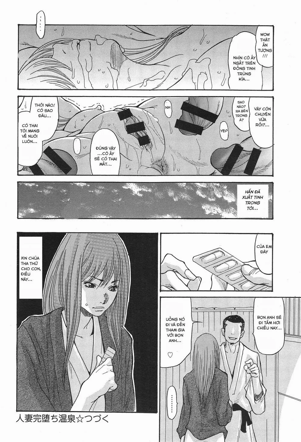 HentaiVN.net - Ảnh 20 - Hitozuma Kanochi Onsen - Chương 3