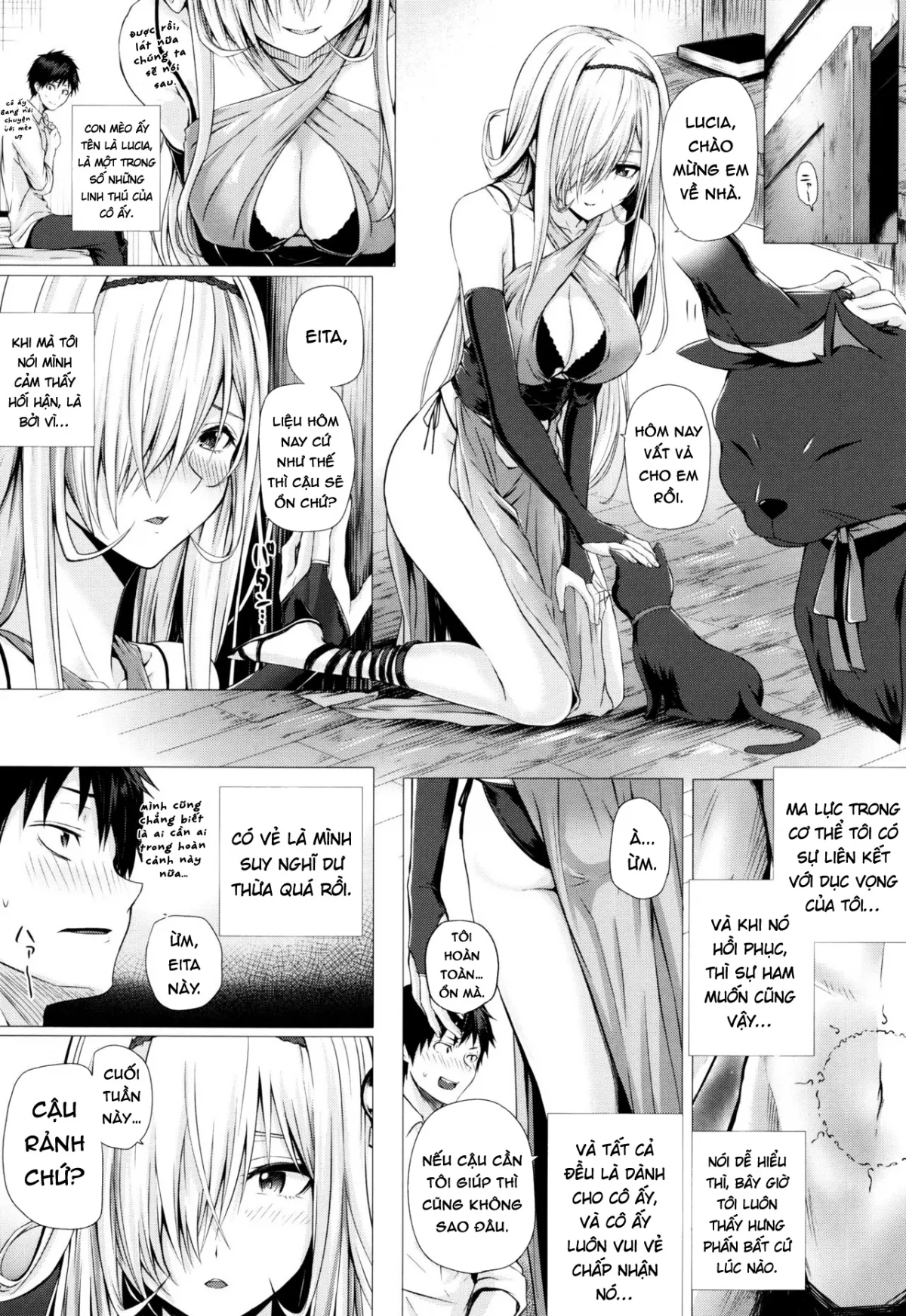 HentaiVN.net - Ảnh 3 - Nữ Phù Thủy Đến Từ Dị Giới [Isekai no Mahoutsukai] - Chap 3