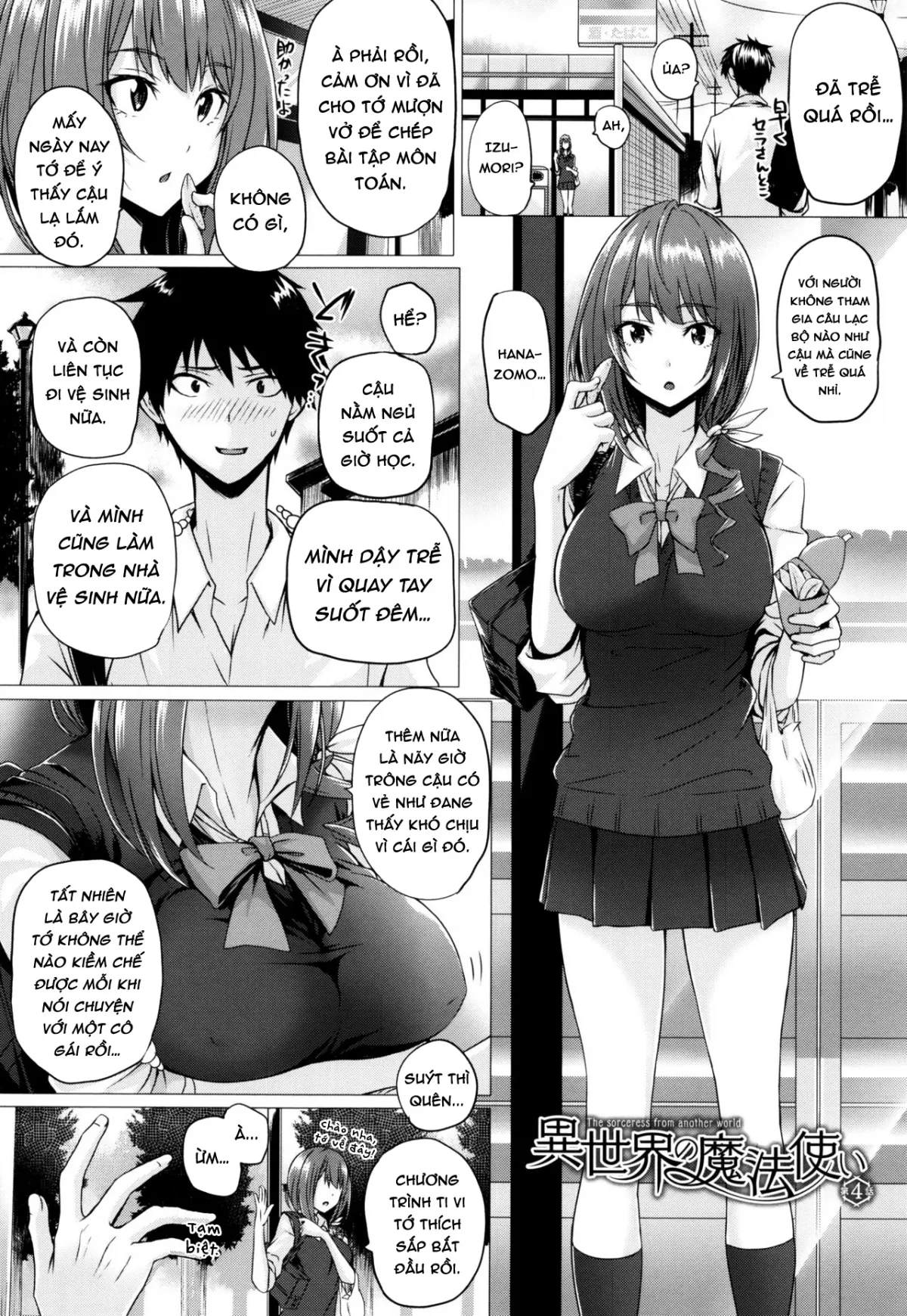 HentaiVN.net - Ảnh 3 - Nữ Phù Thủy Đến Từ Dị Giới [Isekai no Mahoutsukai] - Chap 4