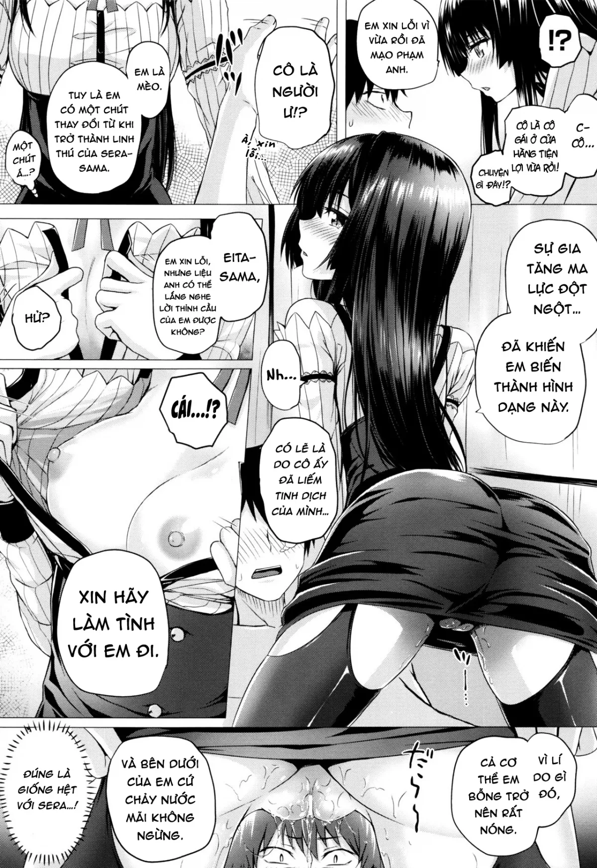 HentaiVN.net - Ảnh 6 - Nữ Phù Thủy Đến Từ Dị Giới [Isekai no Mahoutsukai] - Chap 4