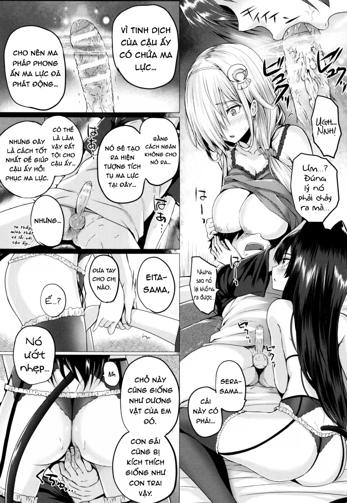 HentaiVN.net - Ảnh 11 - Nữ Phù Thủy Đến Từ Dị Giới [Isekai no Mahoutsukai] - Chap 5