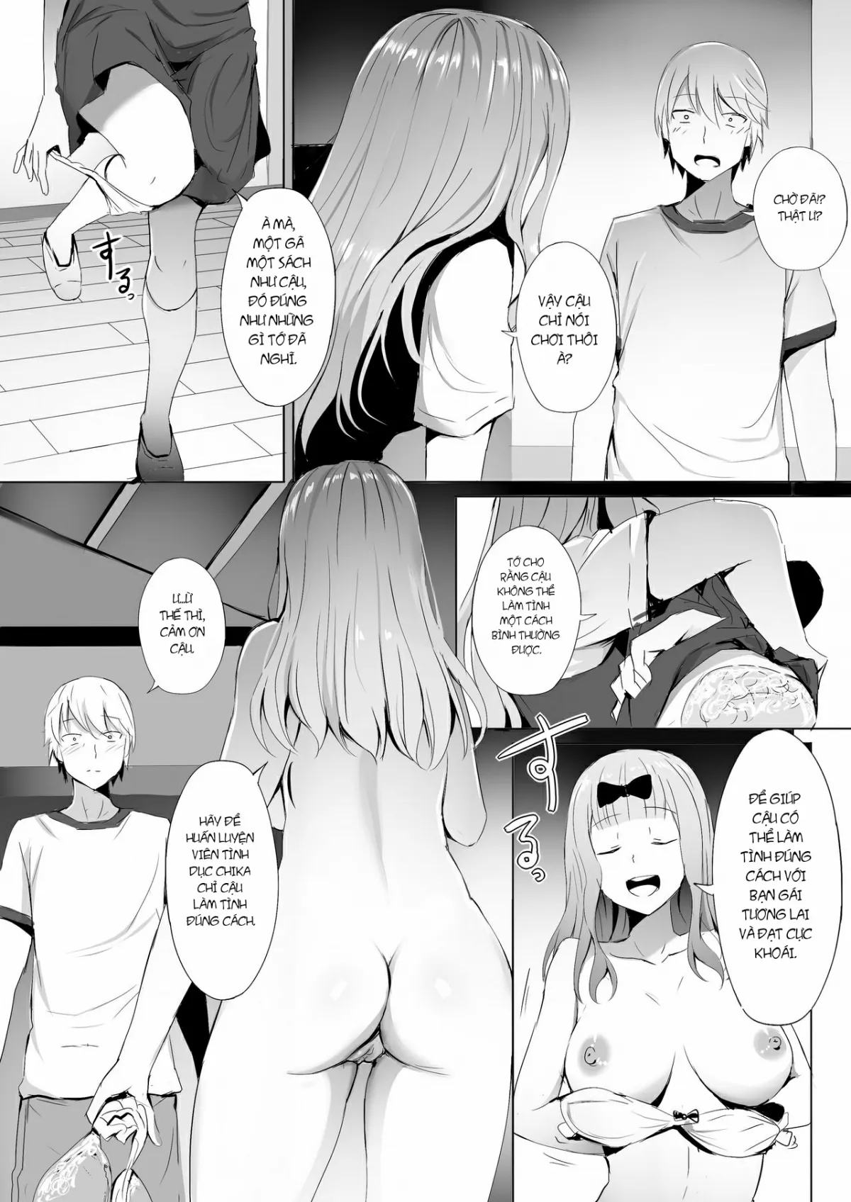 HentaiVN.net - Ảnh 4 - Tôi Muốn Được Thư Ký Chika Huấn Luyện Đặc Biệt (Kaguya-sama wa Kokurasetai) [Gakuseikai-shoki ni Tokkun-shitai -Shijuuhatte Battle no Seijoui Oshiete ~Coach- (Kaguya-sama wa Kokurasetai); 学生会書記に特訓したい -四十八手バトルの正常位教えて~コーチ- (かぐや様は告らせたい)] - Oneshot