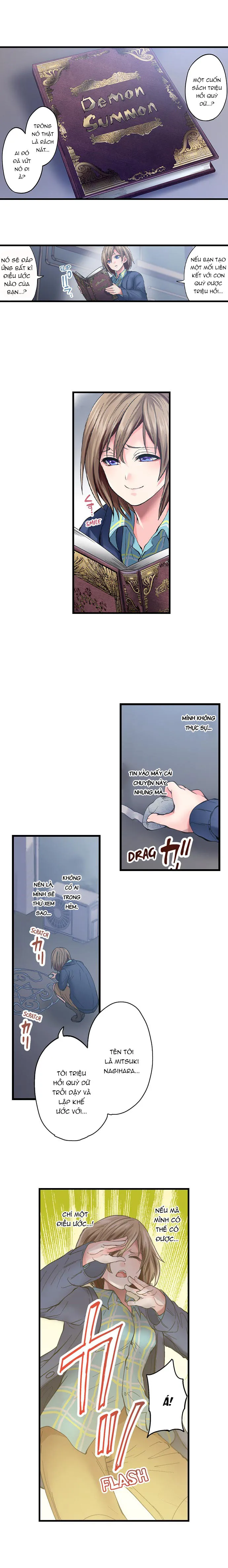 HentaiVN.net - Ảnh 9 - Hợp đồng của quỷ Satan [Made a Pact With a Demon: He Took My Virginity] - Chapter 1: Khế ước