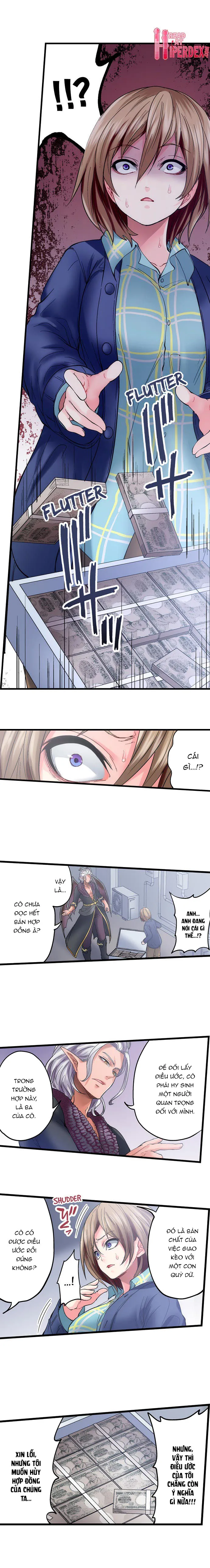 HentaiVN.net - Ảnh 4 - Hợp đồng của quỷ Satan [Made a Pact With a Demon: He Took My Virginity] - Chapter 2: Món nợ