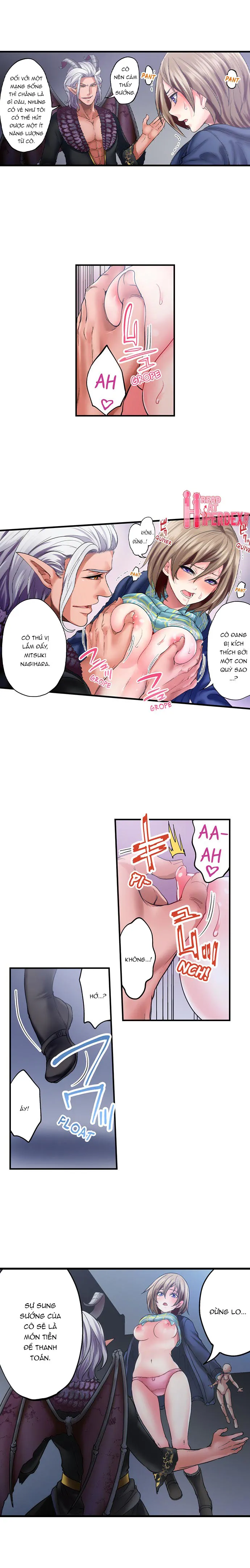 HentaiVN.net - Ảnh 4 - Hợp đồng của quỷ Satan [Made a Pact With a Demon: He Took My Virginity] - Chapter 3: Bận qué ae ưi : [