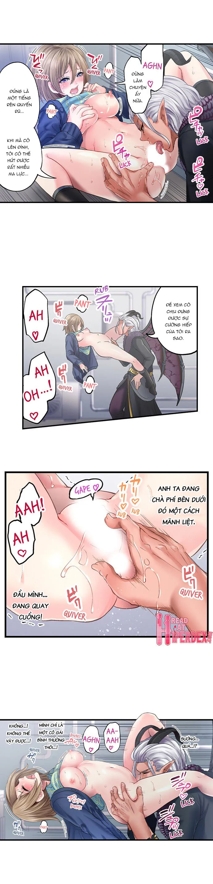 HentaiVN.net - Ảnh 8 - Hợp đồng của quỷ Satan [Made a Pact With a Demon: He Took My Virginity] - Chapter 3: Bận qué ae ưi : [