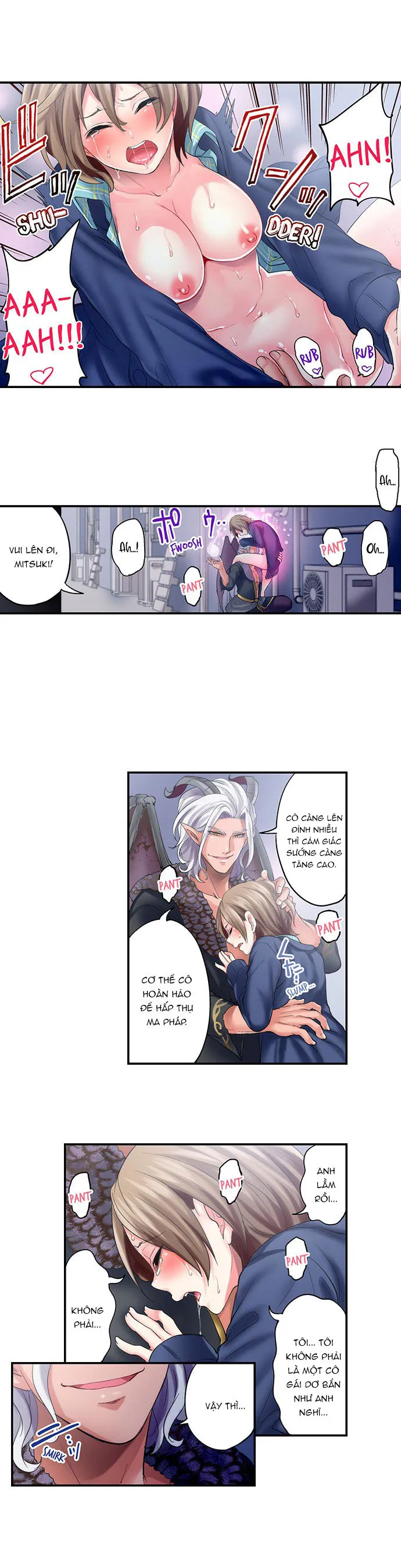 HentaiVN.net - Ảnh 6 - Hợp đồng của quỷ Satan [Made a Pact With a Demon: He Took My Virginity] - Chapter 5: Bận bịu trước tết
