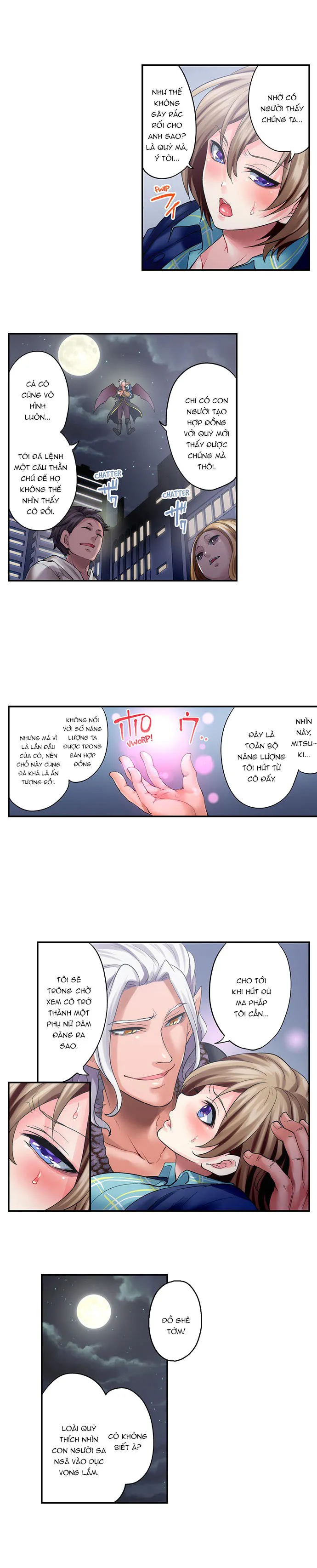 HentaiVN.net - Ảnh 9 - Hợp đồng của quỷ Satan [Made a Pact With a Demon: He Took My Virginity] - Chapter 6: Sắp đến tết rồii