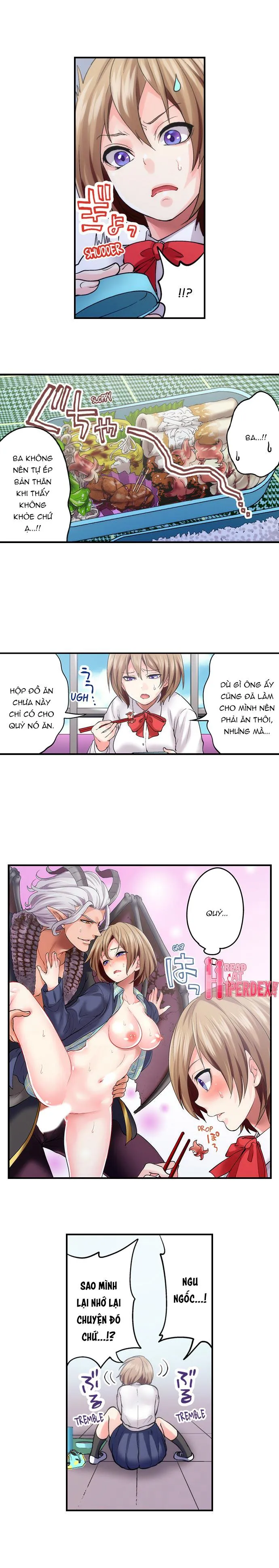 HentaiVN.net - Ảnh 7 - Hợp đồng của quỷ Satan [Made a Pact With a Demon: He Took My Virginity] - Chapter 7: Chúc mừng năm mới nhé anh em!!