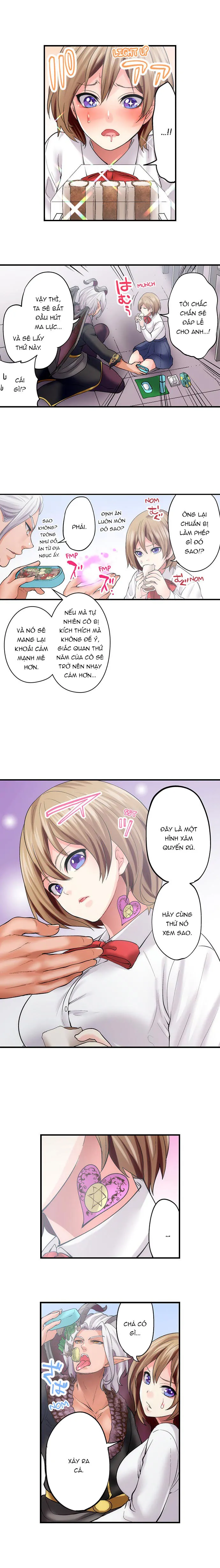 HentaiVN.net - Ảnh 5 - Hợp đồng của quỷ Satan [Made a Pact With a Demon: He Took My Virginity] - Chapter 8: Mãi mới có ngày nghỉ :((