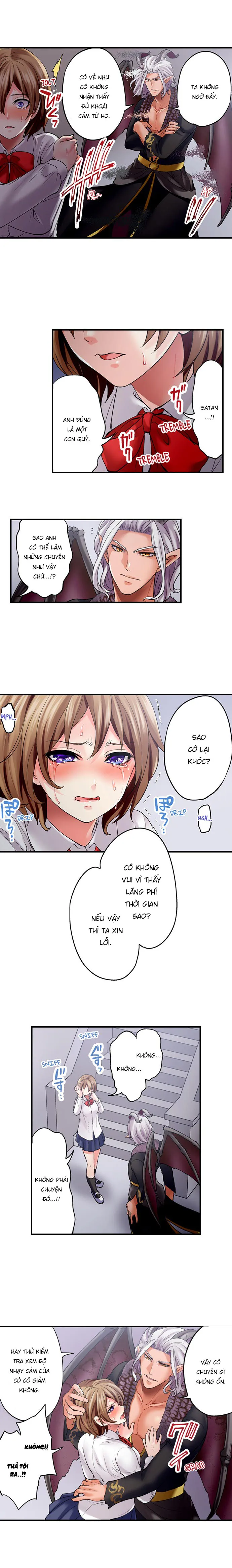 HentaiVN.net - Ảnh 5 - Hợp đồng của quỷ Satan [Made a Pact With a Demon: He Took My Virginity] - Chapter 9: Lâuu