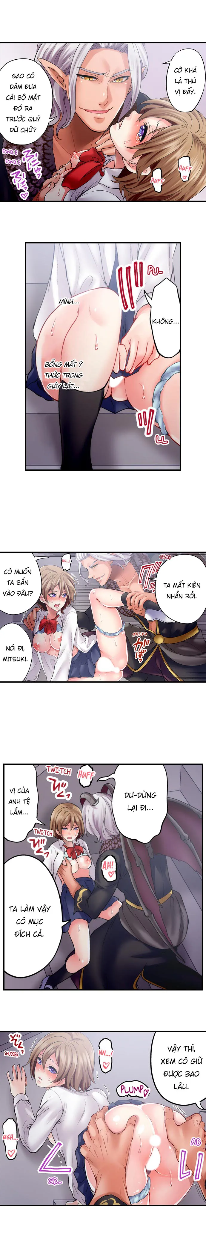 HentaiVN.net - Ảnh 9 - Hợp đồng của quỷ Satan [Made a Pact With a Demon: He Took My Virginity] - Chapter 9: Lâuu