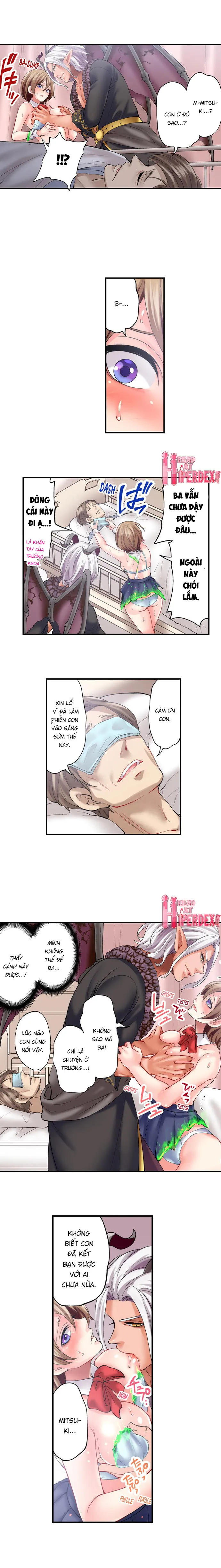HentaiVN.net - Ảnh 5 - Hợp đồng của quỷ Satan [Made a Pact With a Demon: He Took My Virginity] - Chapter 11: Đụ nhau trước mặt ba