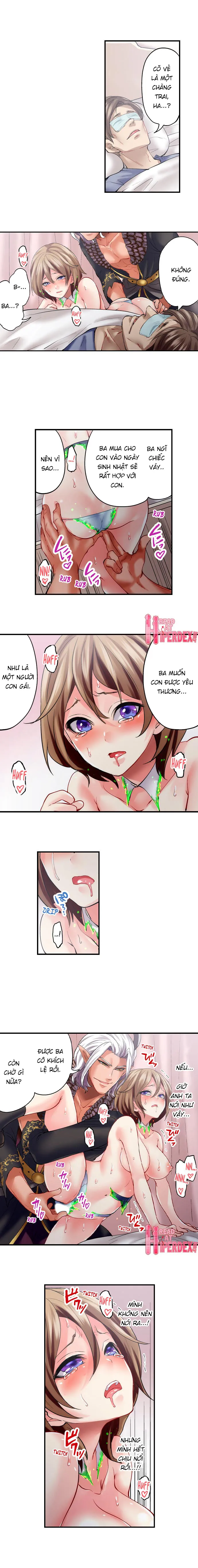HentaiVN.net - Ảnh 8 - Hợp đồng của quỷ Satan [Made a Pact With a Demon: He Took My Virginity] - Chapter 11: Đụ nhau trước mặt ba