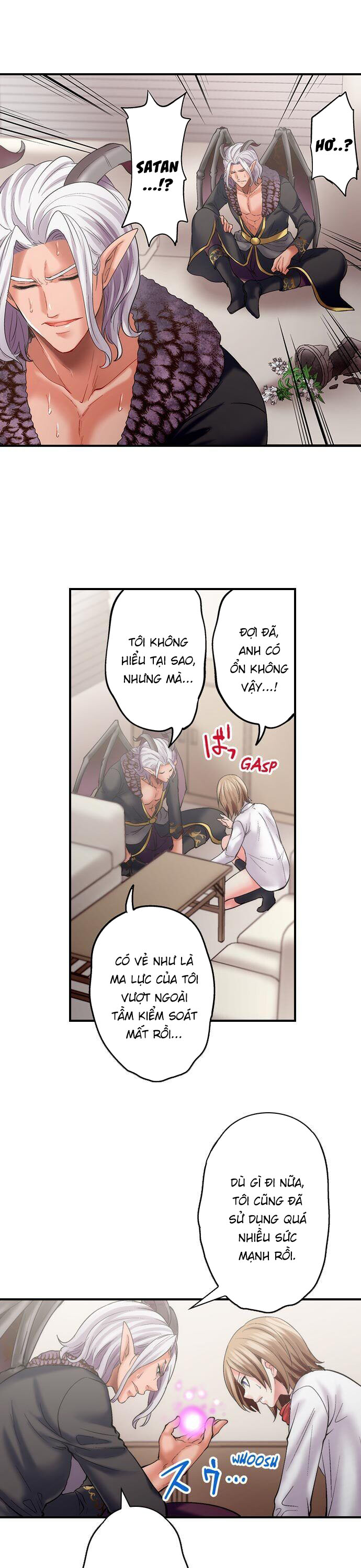 HentaiVN.net - Ảnh 10 - Hợp đồng của quỷ Satan [Made a Pact With a Demon: He Took My Virginity] - Chapter 15: Tập lày hay nè